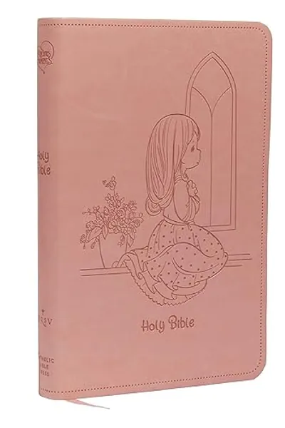NRSVCE, Precious Moments Bible, Pink, Leathersoft, Comfort Print: Holy Bible