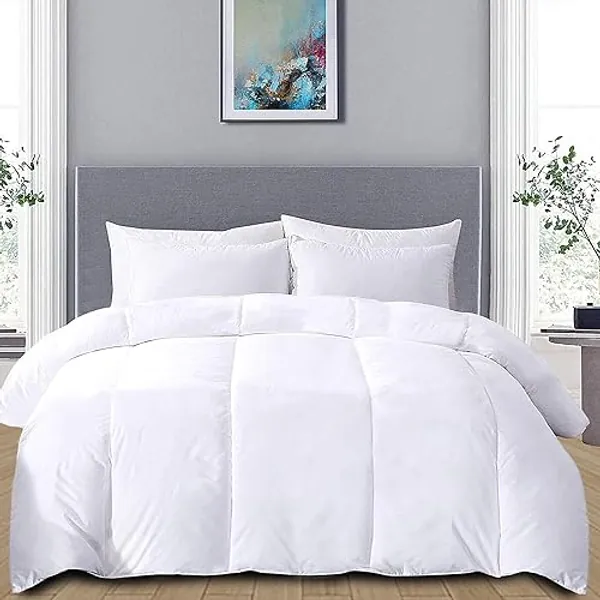 BedLooms Double Duvet 10.5 Tog Microfiber Soft Touch Cover Feels Like Down Duvet Double All Year Round Machine Washable Quilt - Hotel Quality UK Made Duvets, Size (200Cm x 200Cm) - Double - 10.5 Tog