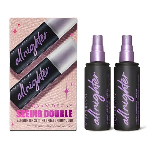 Urban Decay All Nighter Waterproof Makeup Setting Spray for Face, Long-lasting, Award-winning Finishing Spray for Smudge-proof & Transfer-resistant Makeup, 16 HR Wear, Oil-free, Natural Finish, Vegan - 4 Fl Oz - x2
