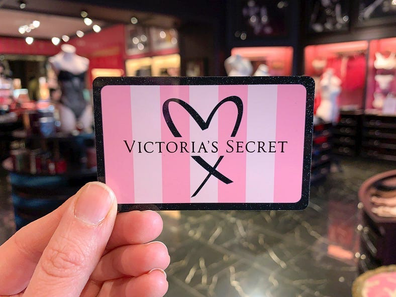$300 Victoria’s Secret Gift Card