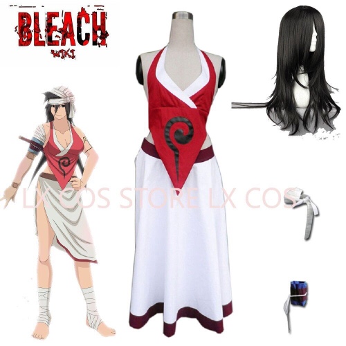 Unisex Anime Cos BLEACH Kukaku Shiba Cosplay Costumes Outfit Halloween Christmas
