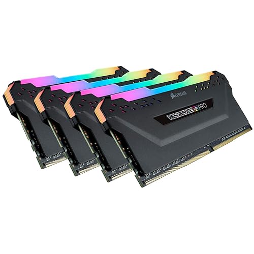 Corsair Vengeance RGB Pro 128GB (4x32GB) DDR4 3200 (PC4-25600) C16 Desktop memory – Black - Black - 128GB (4x32GB) - 3200MHz - RGB Pro