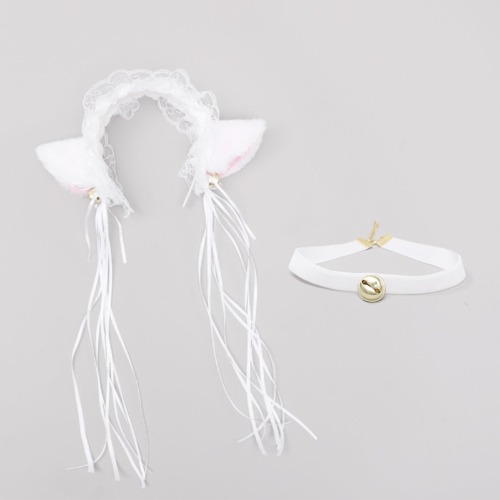 Amorino Neko Girl Cosplay Set - White