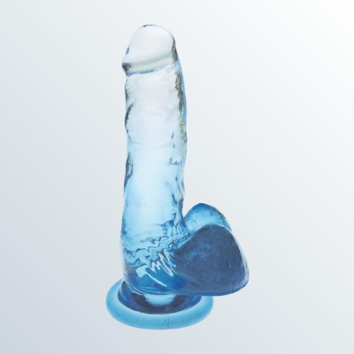 Shades 7" Gradient Jelly Dong - Blue