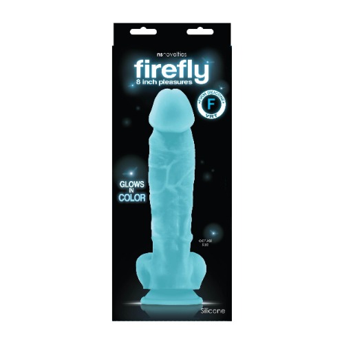 Firefly 8" Pleasure Dildo - Blue