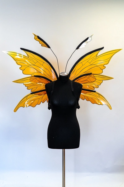 Sunflower Fairy Wings for my Gaming Chair!