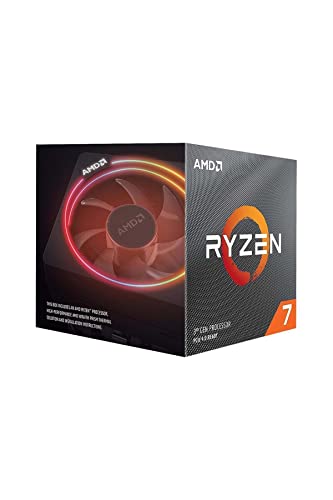 AMD Ryzen 7 3700X 8-Core, 16-Thread Unlocked Desktop Processor with Wraith Prism LED Cooler - Processor