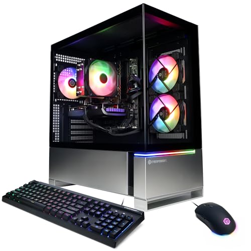 CyberPowerPC Gamer Master Gaming PC, AMD Ryzen 7 8700F 4.1GHz, GeForce RTX 4060 8GB, 16GB DDR5, 1TB PCIe Gen4 SSD, WiFi Ready & Windows 11 Home (GMAI5500A)