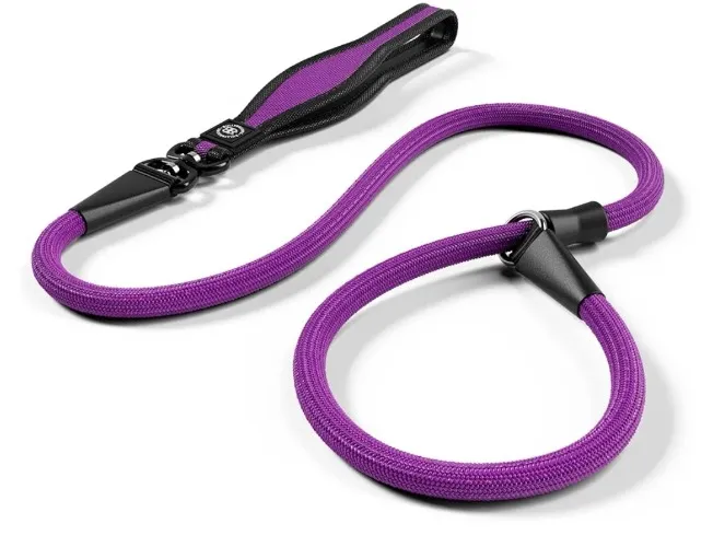 BullyBillows Anti-Pull Anti-Choking Training Dog Lead | 1.4m Active Light Dog Lead Designed With Graded Materials | Suitable For Strong Dogs | Suitable For All Dog Breeds | Purple