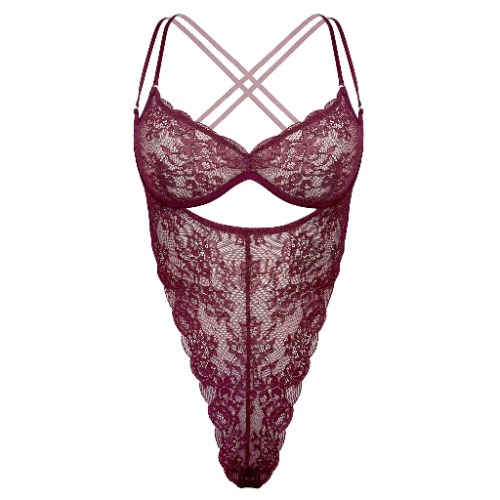 Rush Ouvert Bodysuit Velvet - M / Velvet
