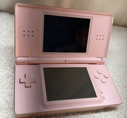 Nintendo DS Lite Pink Tested Just System. No Charger Or Stylus