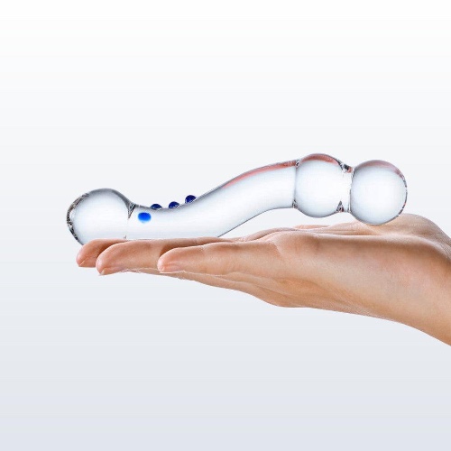 Gläs Curved G-Spot 6" Glass Dildo