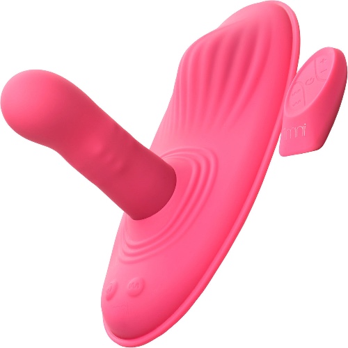 inmi® Spin n' Grind Rotating and Vibrating Silicone Grinder - Pink
