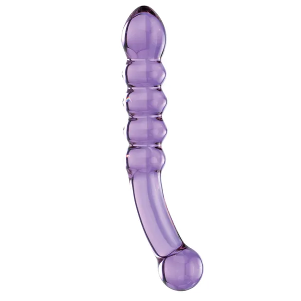 Purple Glass Dildo