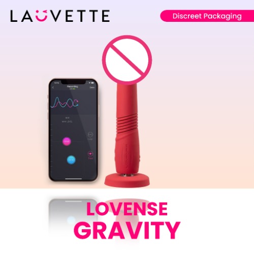 Lovense Gravity App-Controlled Thrusting and Vibrating Dildo | Shopee Philippines