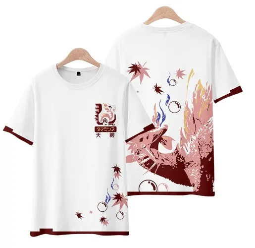 New Anime Monster Hunter Mizutsune Short Sleeve T Shirt