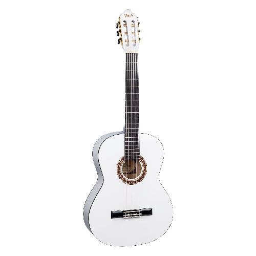 Valencia 100 Series Classical Guitar | 3/4 Size / White