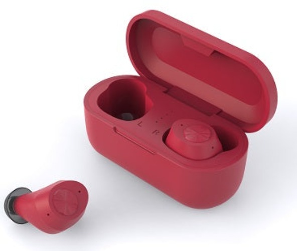 TrueBuds Encore True Wireless Earbuds with Charging Case - Red