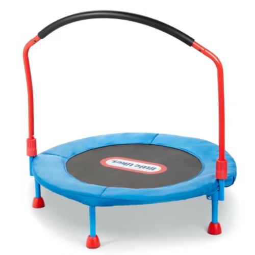 Little Tikes Easy Store 3' Trampoline - Blue/Black/Red (Black Friday price)