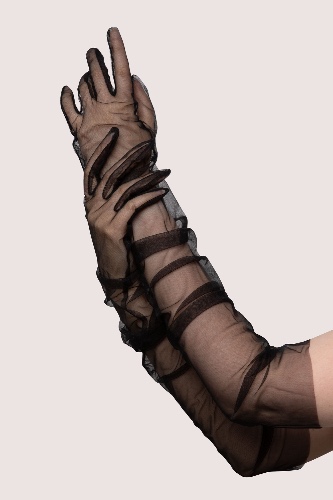 Black Sheer Gloves | One Size