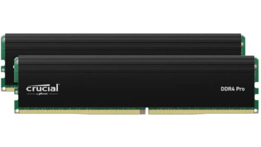 Crucial Pro RAM 32GB Kit (2x16GB) DDR4 3200MHz (or 3000MHz or 2666MHz) Desktop Memory CP2K16G4DFRA32A - 32GB Kit (16GBx2) - 3200MHz Pro with Heat Spreader