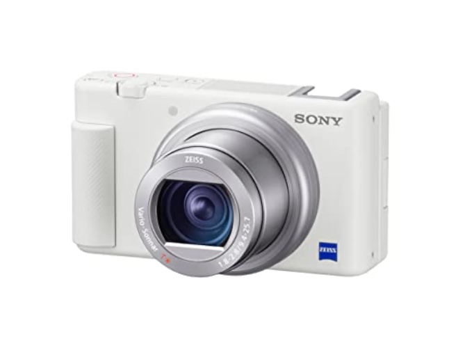 Sony ZV-1 Digital Camera for Content Creators, Vlogging and YouTube with Flip Screen, Built-in Microphone, 4K HDR Video, Touchscreen Display, Live Video Streaming, Webcam, Compact