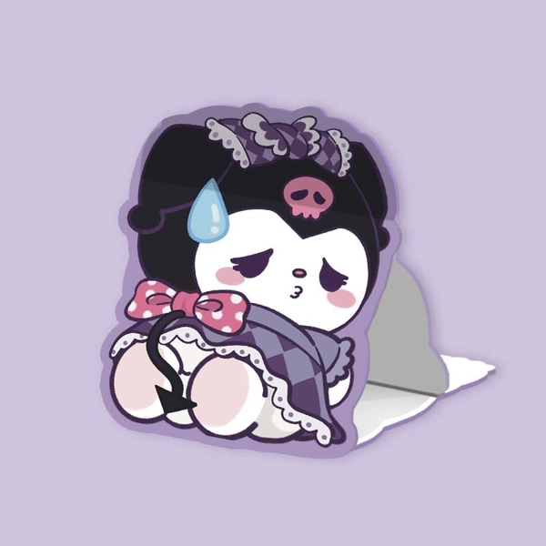 Foldable Mirror Kawaii Desktop Mirror Cute Folding Makeup Mirror - A