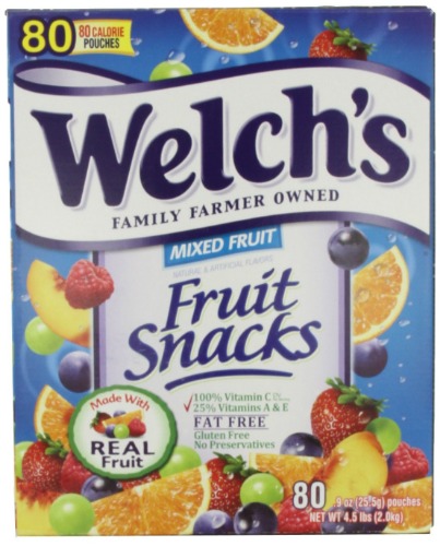 Welch's Mixed Fruit Snacks, 0.9 Unzen, 80-Count