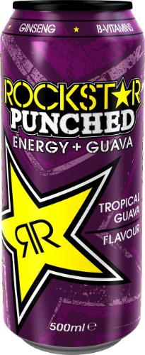 Rockstar Punched Guava Cans, 500ml - Pack of 12