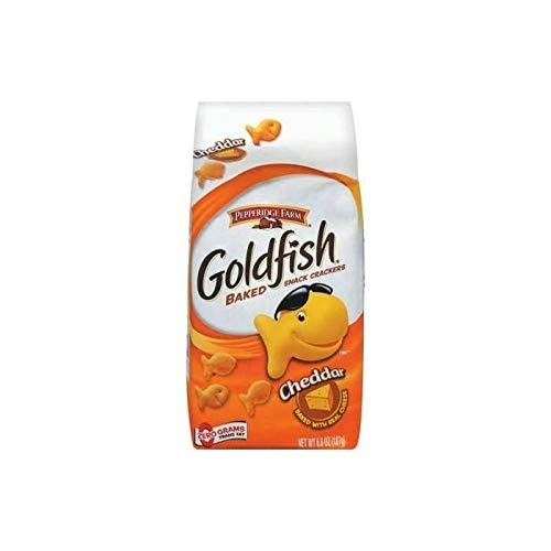 Pepperidge Farm Goldfish Baked Snack Crackers Cheddar - 187g - 2 Pack