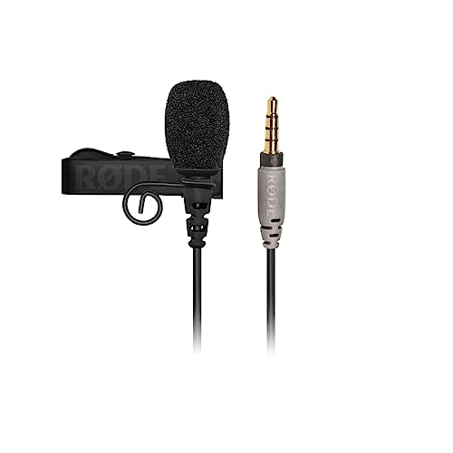 Rode SmartLav+ Lavalier Microphone for Smartphones,Black - Microphone