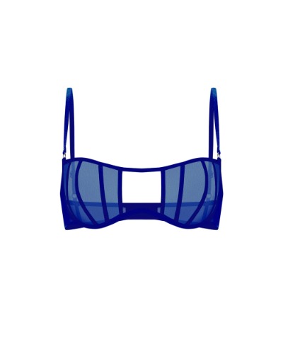 Bra "Sybil" Electric Blue | Electric Blue / Silver / 75D