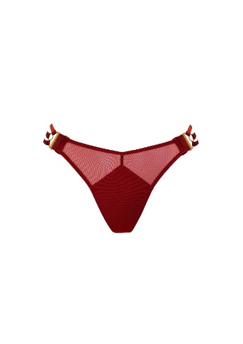 Signature Multi-Strap Thong | Burnt Red / M | 3