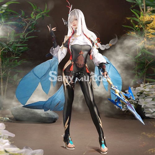【48H To Ship】Game Genshin Impact Shenhe Cosplay Costume - M