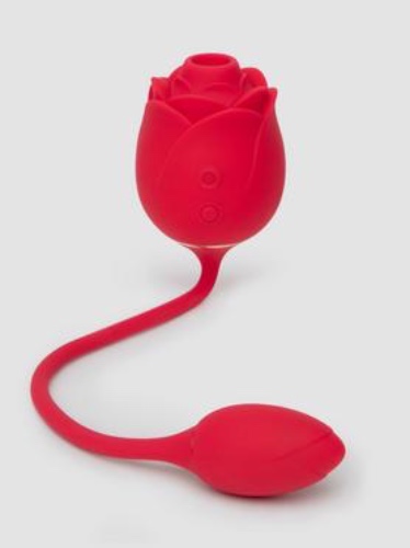 Lovehoney Rose Glow 2-in-1 Clitoral Suction Stimulator with Egg Vibrator