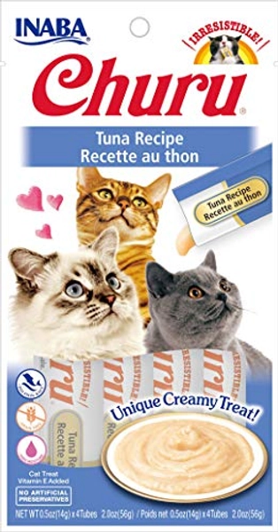 INABA USA601 Churu Cat Treat with Added Vitamin E, One Size/4.5 oz