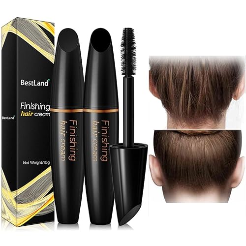 BestLand 2 Pcs Hair Finishing Stick, Hair Mascara Flyaway Hair Tamer Stick, Refreshing Not Greasy Feel Shaping Gel, Wax Fixer for Bangs, Edges, Frizz and Baby Hairs Control, Slick Back Hair Product - 2Pcs Classic Hair Flyaway Stick