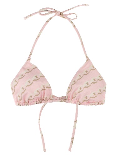 Versace Treasure Bikini Top Beachwear Pink - 4