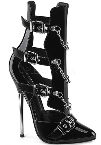 DAGGER-15 [Black Patent] | HEELS [PREORDER] - US 09 [WOMENS]