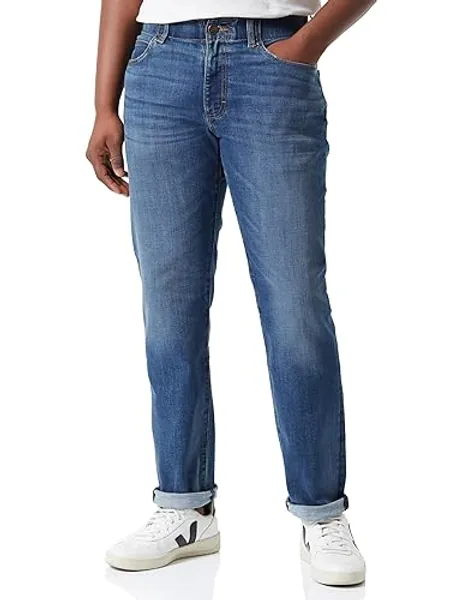 Lee Straight Fit MVP Jeans para Hombre - 36W / 34L - Azul (Keplar)