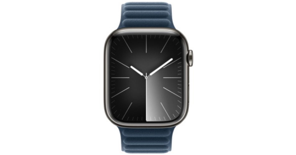 Apple Watch Series 9 GPS + Cellular, 45mm Graphite Stainless Steel Case with Space Black Link Bracelet