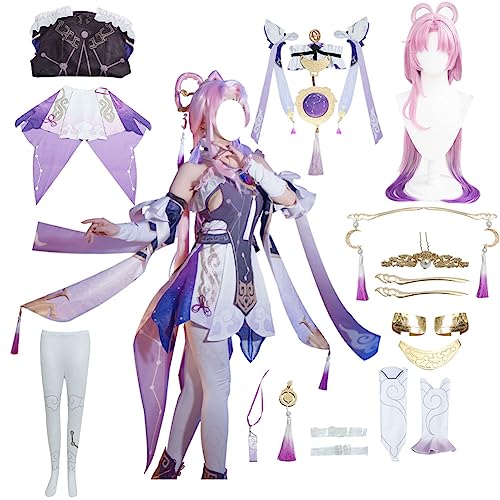 Cosplay Life Honkai Star Rail Cosplay Costume Halloween Outfit Uniform Full Set Costume For Unisex Adult - Medium - Fuxuan