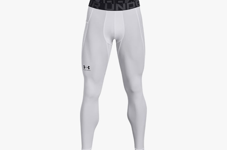 Under Armour Men's UA HG Armour Leggings, Long Sports Leggings, Breathable Tight Running Trousers
