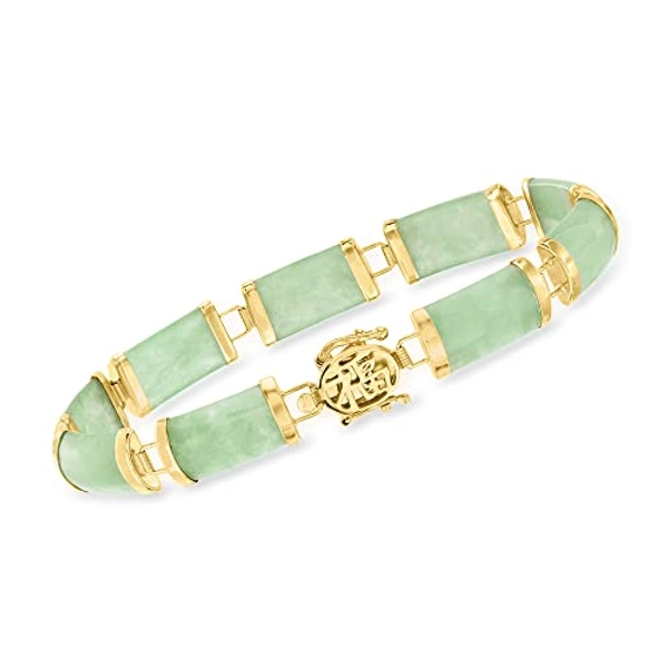 Ross-Simons Good Fortune Bracelet in 14kt Yellow Gold