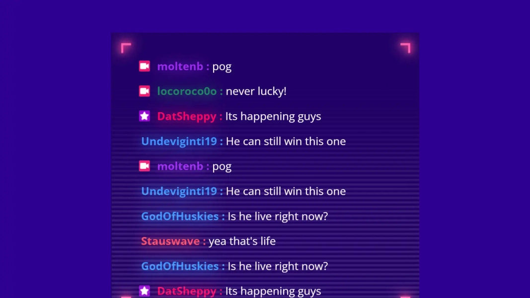 Synthwave - Chat Box