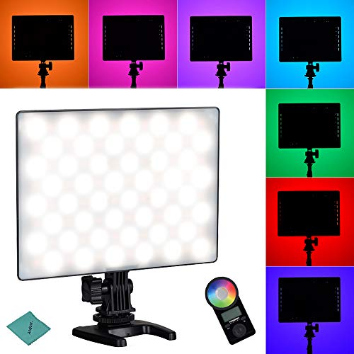 YONGNUO YN300 Air II LED-Videoleuchte RGB 3200K-5600K Einbauleuchte 10 Lichteffekte CRI 95+ mit Fernbedienung für Hochzeitsfotografie im Freien im Studio