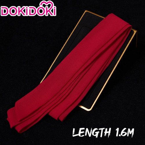 【Ready For Ship】DokiDoki Game Honkai: Star Rail Cosplay Jingyuan Cosplay Wig Jing Yuan Long Silver / Hairband | Red Hairband Only-Ready For Ship