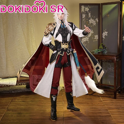【S/M Ready For Ship】DokiDoki-SR Game Honkai: Star Rail Cosplay Jing Yuan Cosplay Costume / Shoes Jingyuan | Costume Only M-In Stock