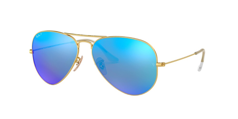 Ray-Ban Aviator zonnebril voor volwassenen, uniseks - goud (112/4l).