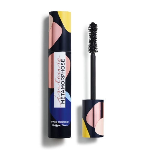 Yves Rocher COULEURS NATURE Mascara Intense Metamorfose Noir 7,8 ml | Mascara voor volle wimpers en mooie ogen | intens zwart & 24 uur houdbaar
